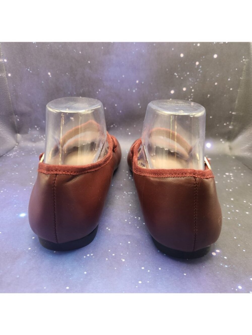 Fever Sole Maroon Red Mary Jane Flats Slip On Shoes Buckle EURO 41 US 9.5 NEW - Picture 7 of 9